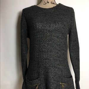 CAROL ROSE GRAY SWEATER LARGE
